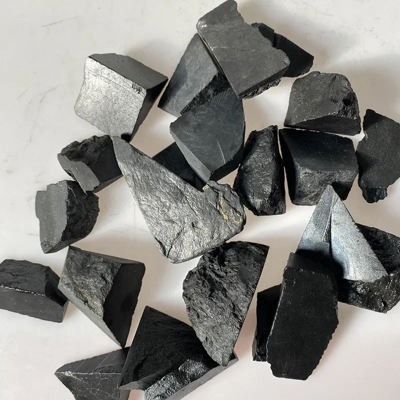 Raw Shungite Stone Rough Energy Quartz Water Cleaner Natural Mineral Anti-radiation Mineral Origin Karelia Russia