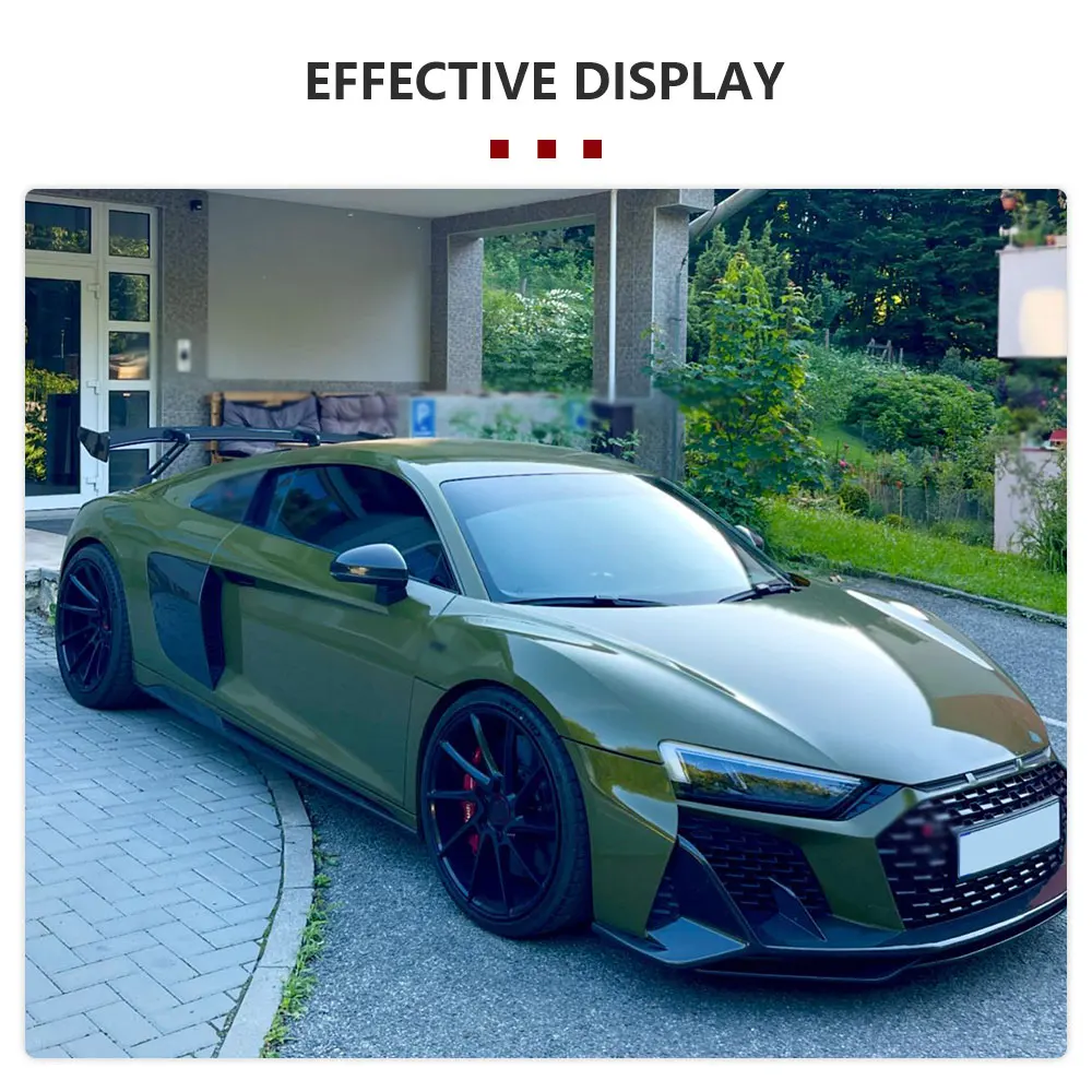 Car Rear Trunk Prepreg Dry Carbon Spoiler Protector for Audi R8 V10 GT Performance Coupe 2023 New R8 Carbon Car Body Kits