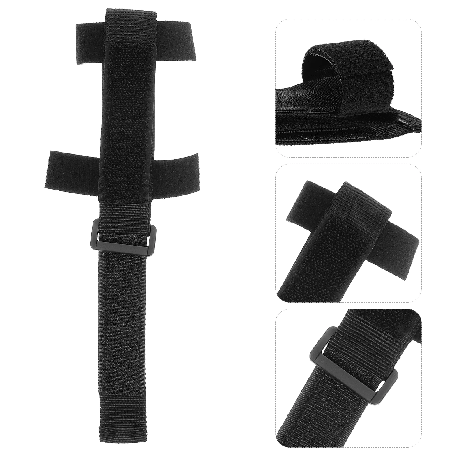 장애인을 위한 조절 가능한 만능 식기 홀더 스트랩, 스푼 포크 고정용 미끄럼 방지 나일론 도구