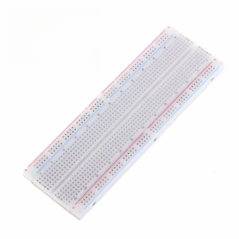 5pcs MB102 Breadboard 830 Points Solderless Prototype PCB Board 165x55mm DIY Circuit Test Board
