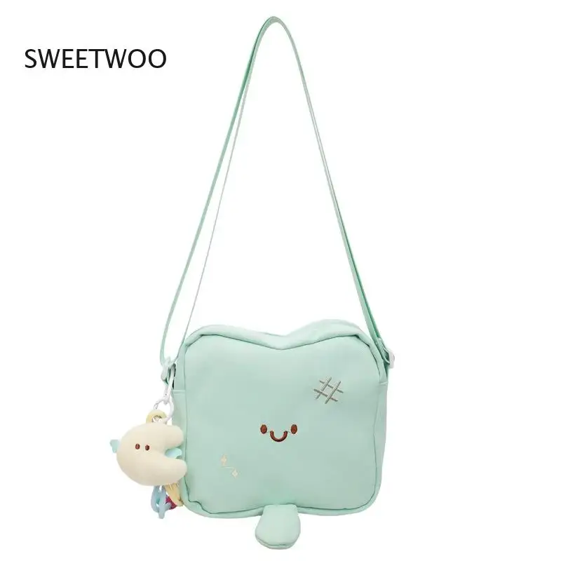 

Cartoon Bread Themed Sling Bag, Funny Novelty Mini Crossbody for Women & Teens