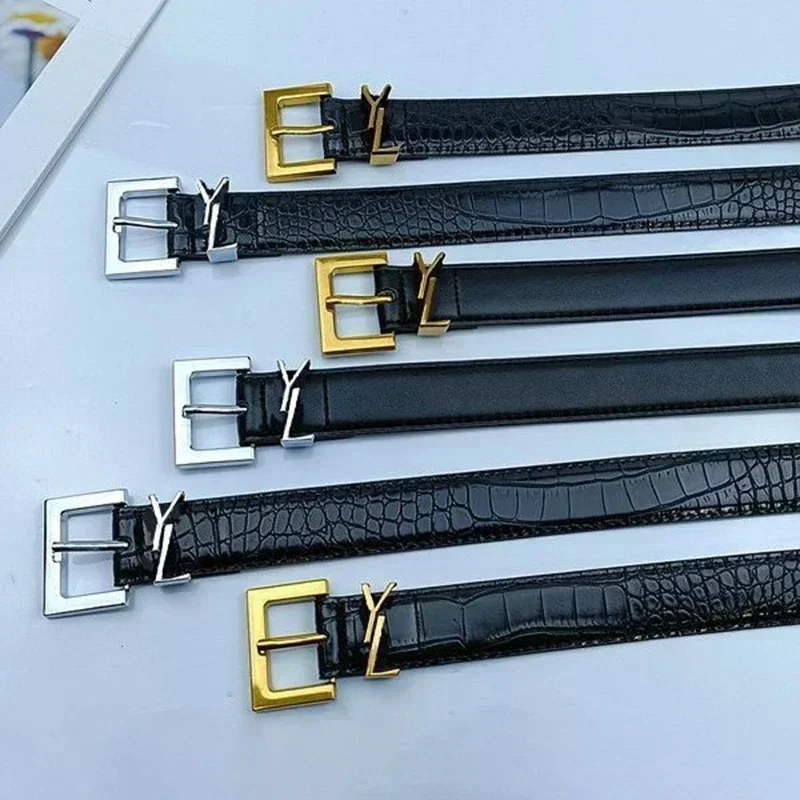 

2025 Minimalist 2.8cm Genuine Leather Adjustable Belt - Fine Strap for Women's Denim & Cocktail Dresses