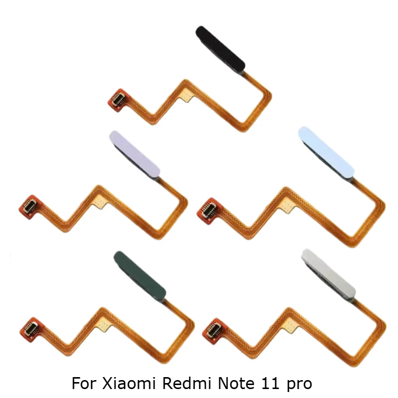 For Xiaomi Redmi Note11Pro Fingerprint  ID Home Button Fingerprint Menu Return Key Sensor Flex Cable