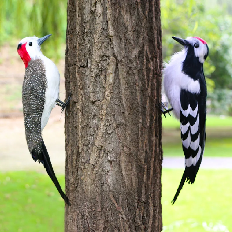 

Foam&Feathers Beautiful Bird Woodpecker Model Handicraft Ornaments Home Garden Decoration Photography Props Toy Gift a2049