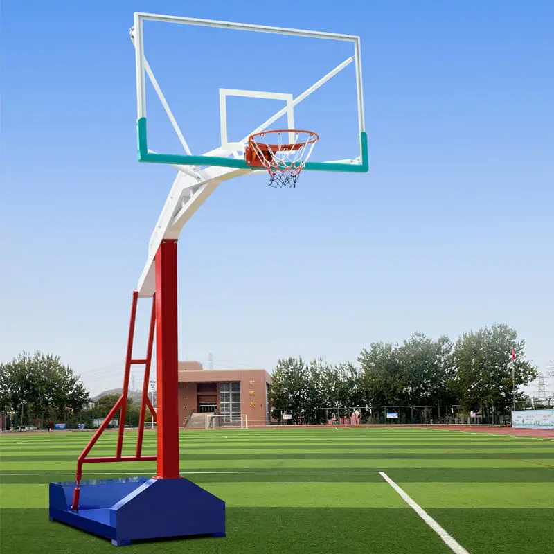 Factory Manufacturer Indoor Outdoor Basketball Tower Portable Professional Sport Training Basketball Hoop Basketball goal Postpr