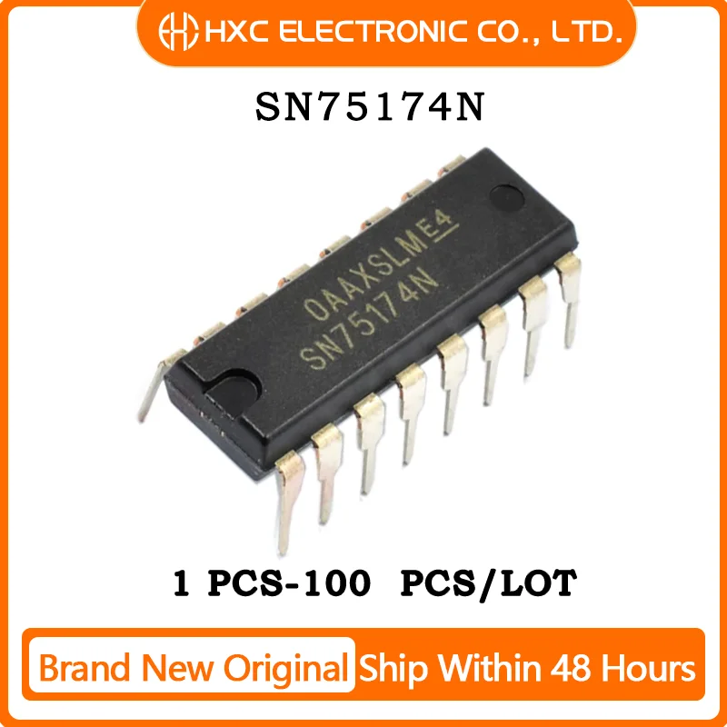 5 /10/50/100PCS SN75174N SN75174 Inline DIP-16 Bus Transceiver Brand New