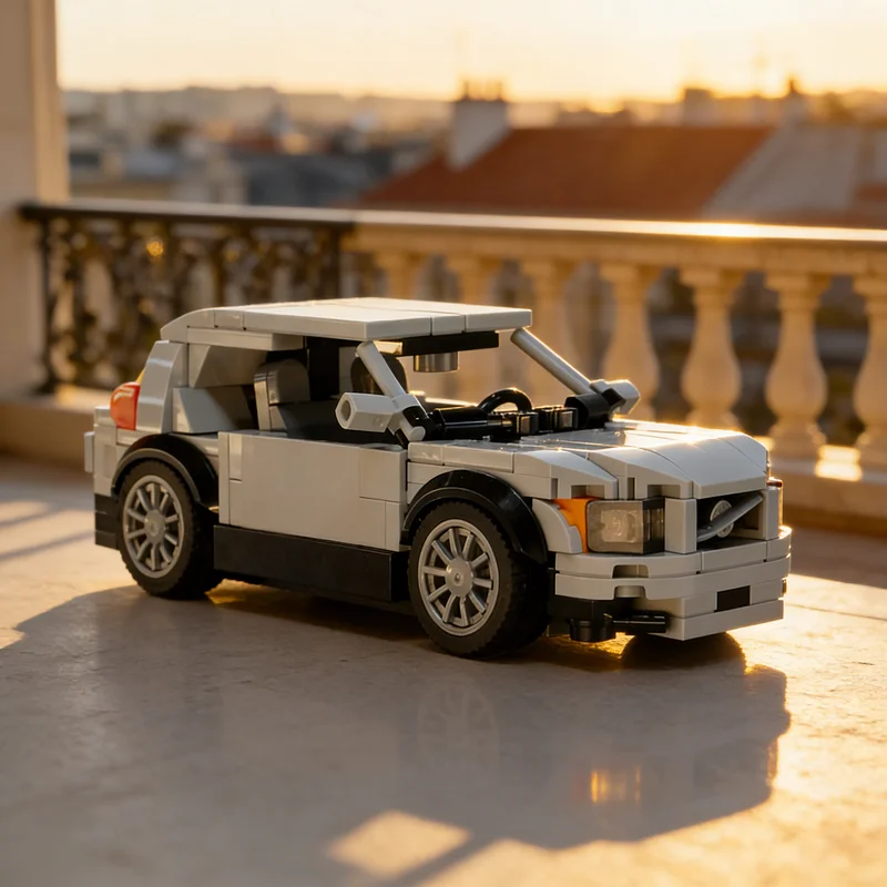 

238 деталей MOC City Champions: Конструктор «Модель Volvo» — развивающая игрушка для сборки, идеальный подарок на Рождество, креативное решение для обучения