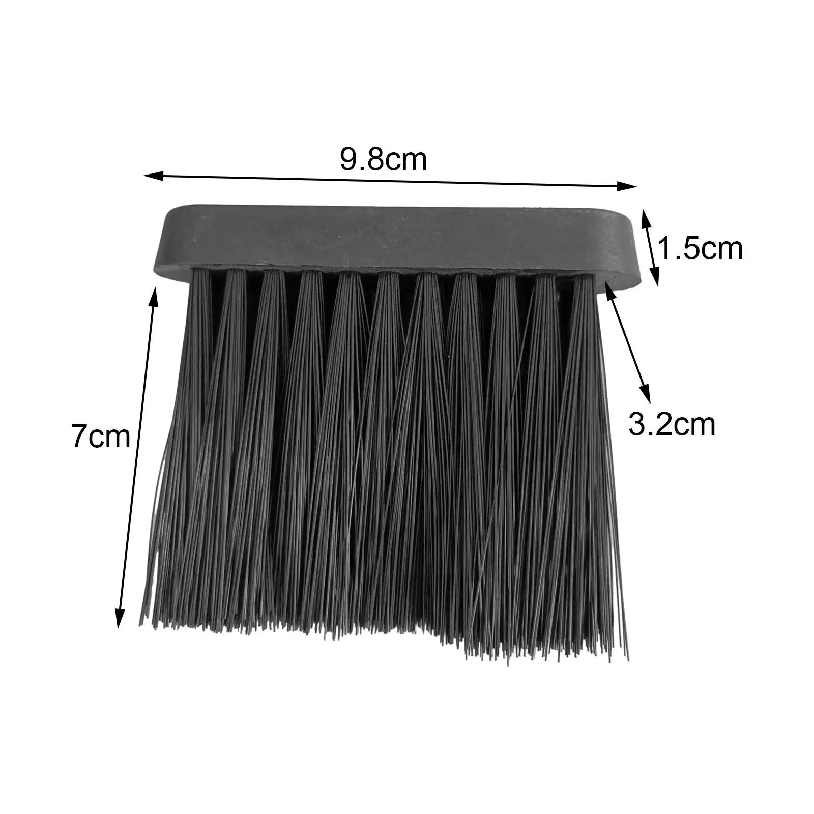 Fireplace Brush Head Fireplace Broom Practical Fireplace Bench Brush Cleaner for Wood Burning Stove Hearth Chimney Fire Pit