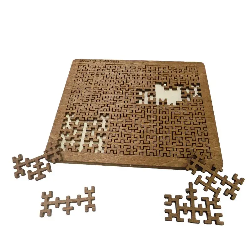 ตัวต่อปริศนาไม้ Impossible Jigsaw Puzzle 1/2/5 ชิ้น เกมฝึกสมอง Tangram ของเล่นพัฒนาสมองสำหรับผู้ใหญ่