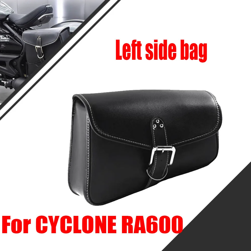 

For CYCLONE RA600 600RA Motorcycle Modified Left Side Bag Side Box Canvas Side Hanging Bag Tool Bag Side Bag Bracket