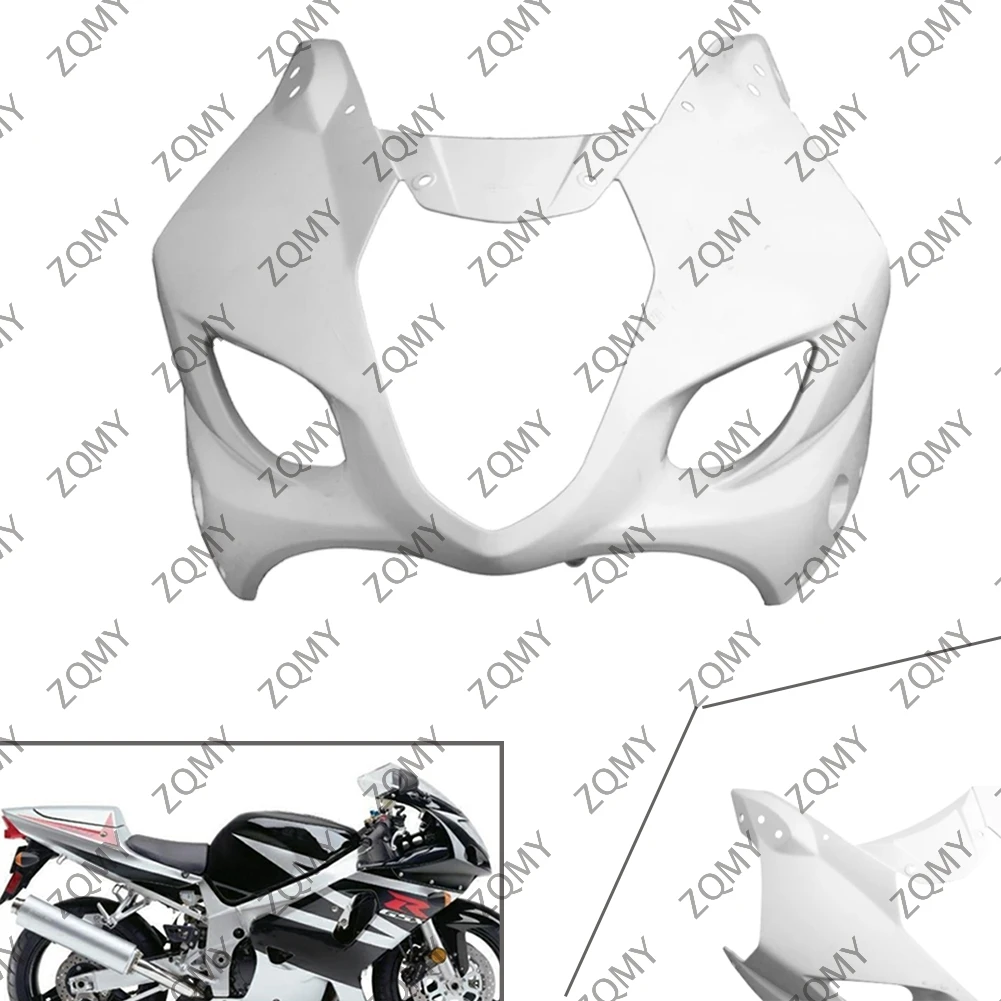 

For Suzuki GSXR1000 K32003 2004 Motorcycle Upper Front Nose Fairing Cowl Injection Mold ABS Plastic Unpainted White