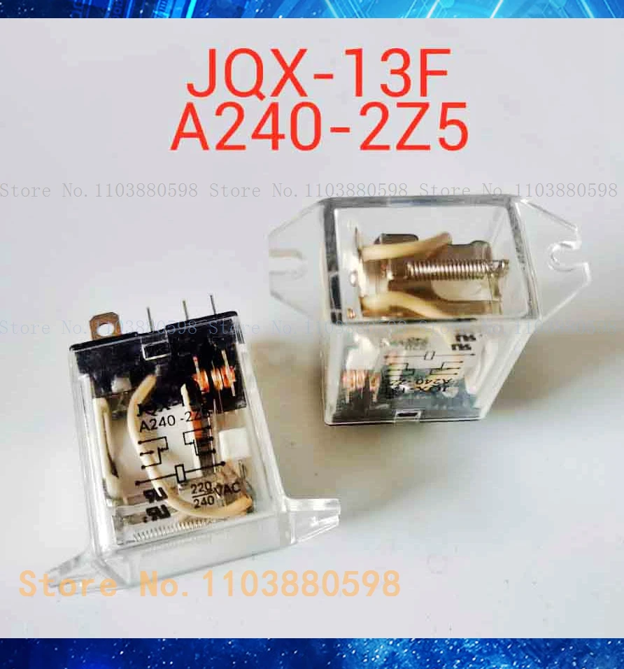 HF13F-JQX-13F-A240-2Z5 240VAC 8