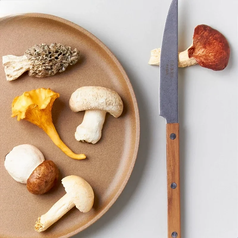 Manual simulation three-dimensional mushroom vegetable creative chopstick rack art ornament