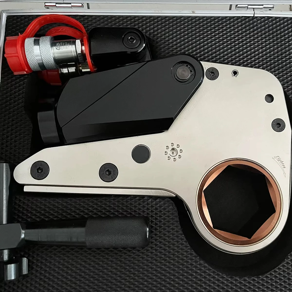 2026 Hot Selling4XLCT 489-5392Nm Low Profile Hydraulic Torque Wrench High Strength Hollow Hydraulic Torque Bolt Wrench