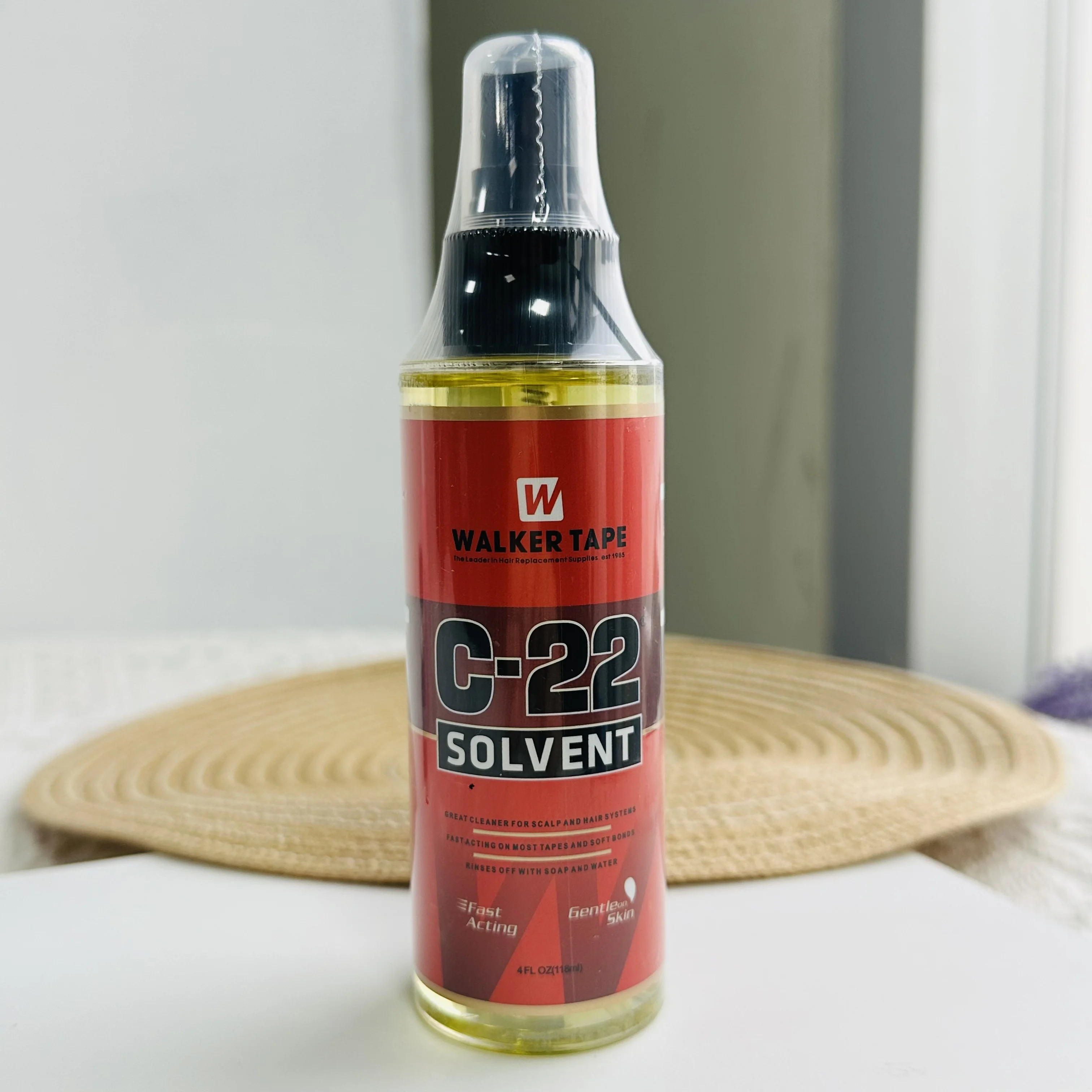 118ml Glue Remover C22Walker Tape Remover spray C-22 Solvent Remover Scalp And Hair Systems Fast Acting on Most Tapes