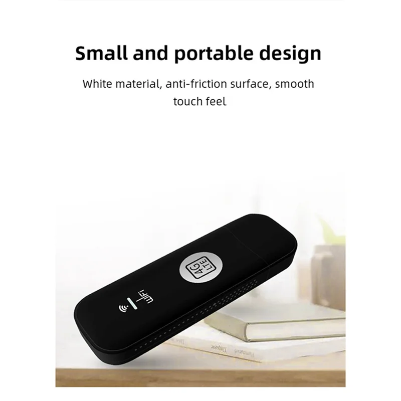 Available 4G USB WIFI Modem Router with SIM Card Slot 4G LTE Car Wireless Wifi Router Support B28 European Band-White