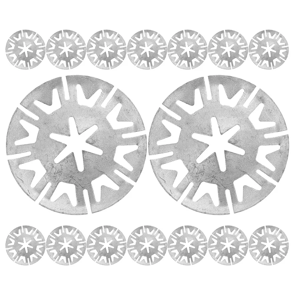 

20pcs Engine Push-Type Retainer Clips Heat Shield Metal Locking Star Washers Underbody Fasteners Insulating Automotive Hood