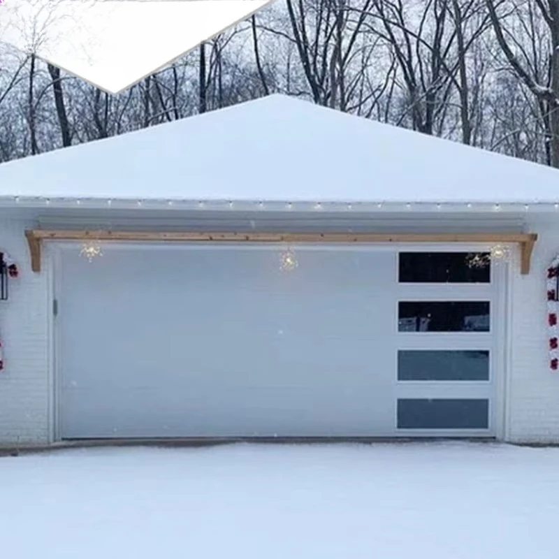 Custom sizes High Quality Contemporary Galvanized Steel Garage Door With Finger Protection