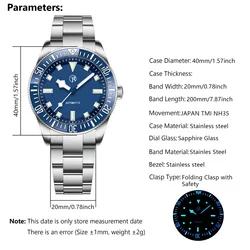 RollsTimi NH35A relojes para hombre 2024 reloj automático de lujo superior para hombres relojes de pulsera mecánicos bisel de cerámica zafiro resistente al agua