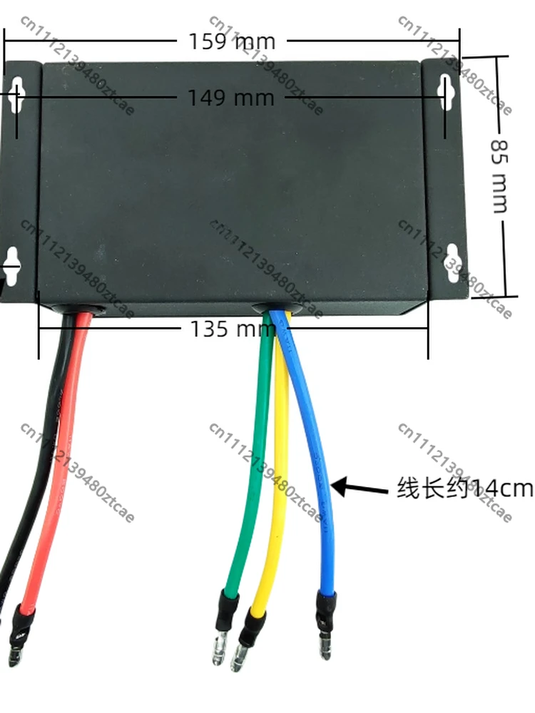 JQ80V2000 High Power Sensorless BLDC Motor Driver Controller Modbus Supported Multi-Pole Drive Module