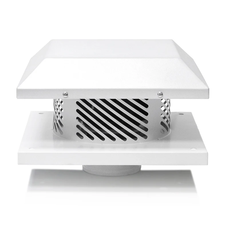 High Volume 8 Inch Roof Mounted Exhaust Fan with Backward  Centrifugal  Blades Motor Core Components Duct Fan Mounting