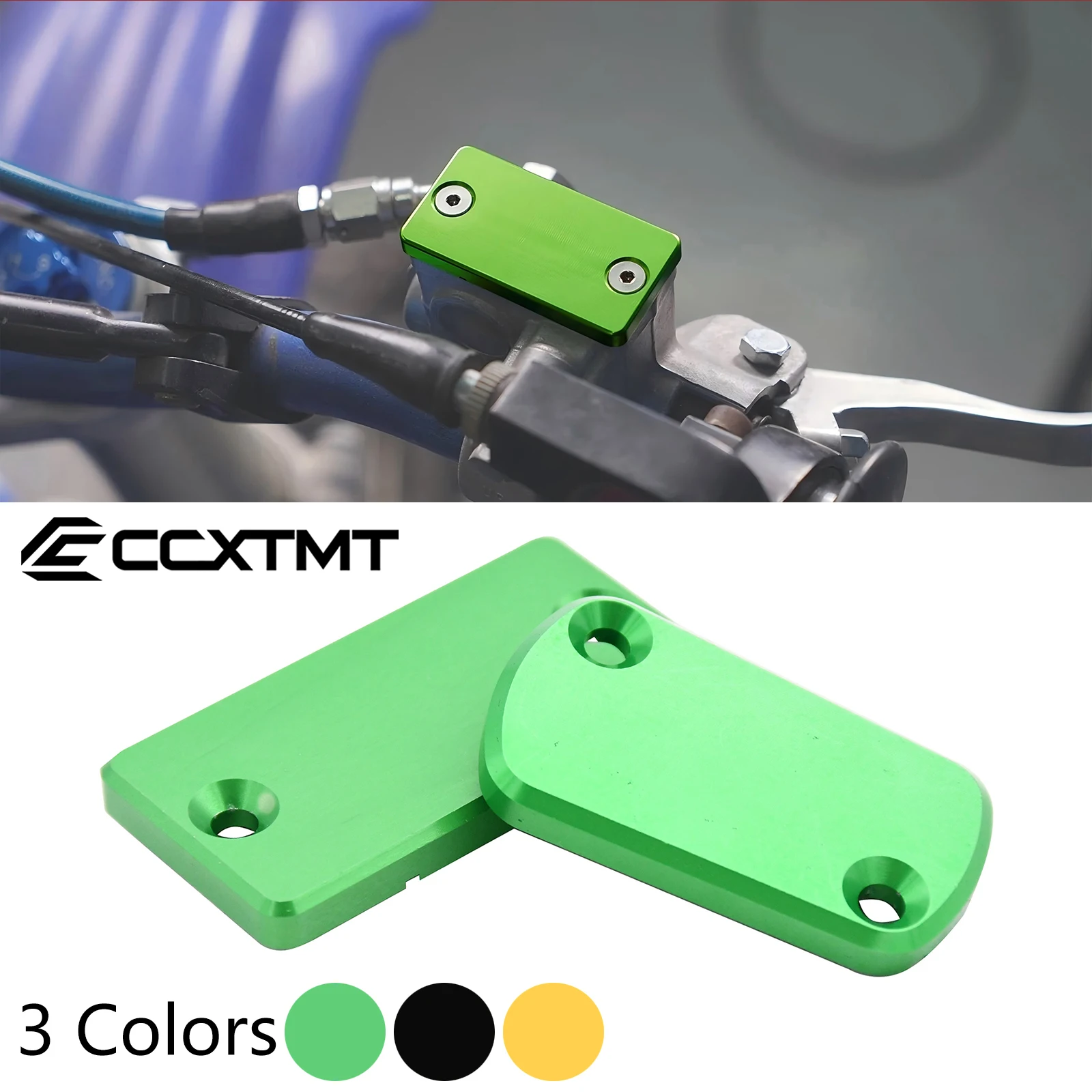 

CNC Aluminum Motorcycle Part Front Rear Brake Fluid Reservoir Cap Cover For Suzuki RM125 RM250 RMZ250 RMZ450 RMX450Z Universal