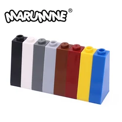 MARUMINE 30PCS 75 1x2X3 Slope MOC Bricks Roof Accessories 4460 Building Blocks Idea Construction DIY Assembles Particles