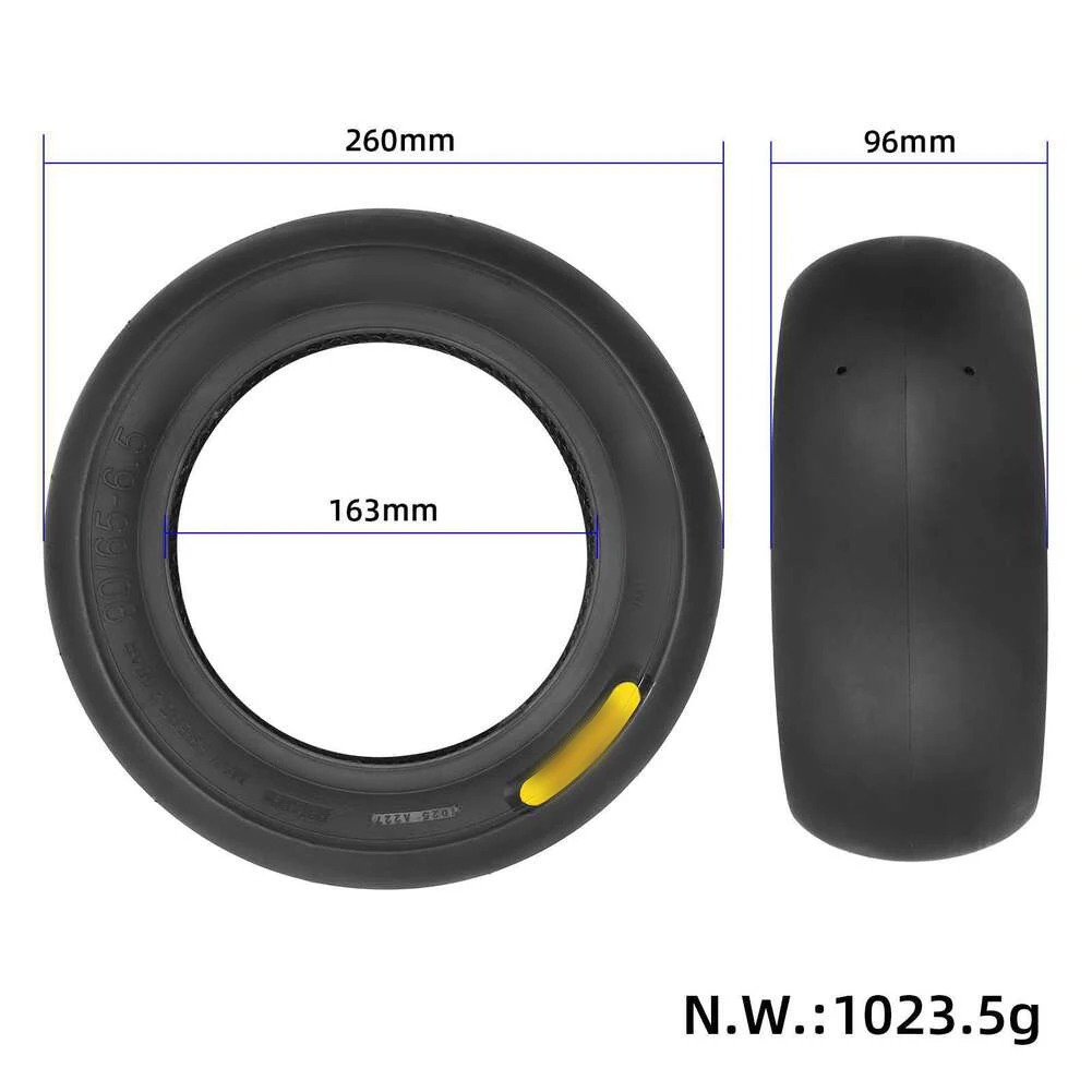 

-Ulip Racing Slick Tubeless Tires - Semi-Hot Melt Construction, Available In 90/65-6.5, 100/55-6.5 & 110/55-6.5