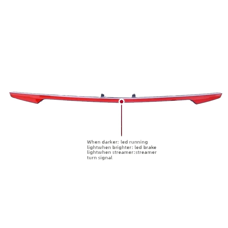 الباب الخلفي الخلفي من خلال الضوء الخلفي لكاديلاك XT5 CT 5 XT6 CT6 17-24 تعديل LED تشغيل ضوء غاسل بدوره إشارة المصباح الخلفي