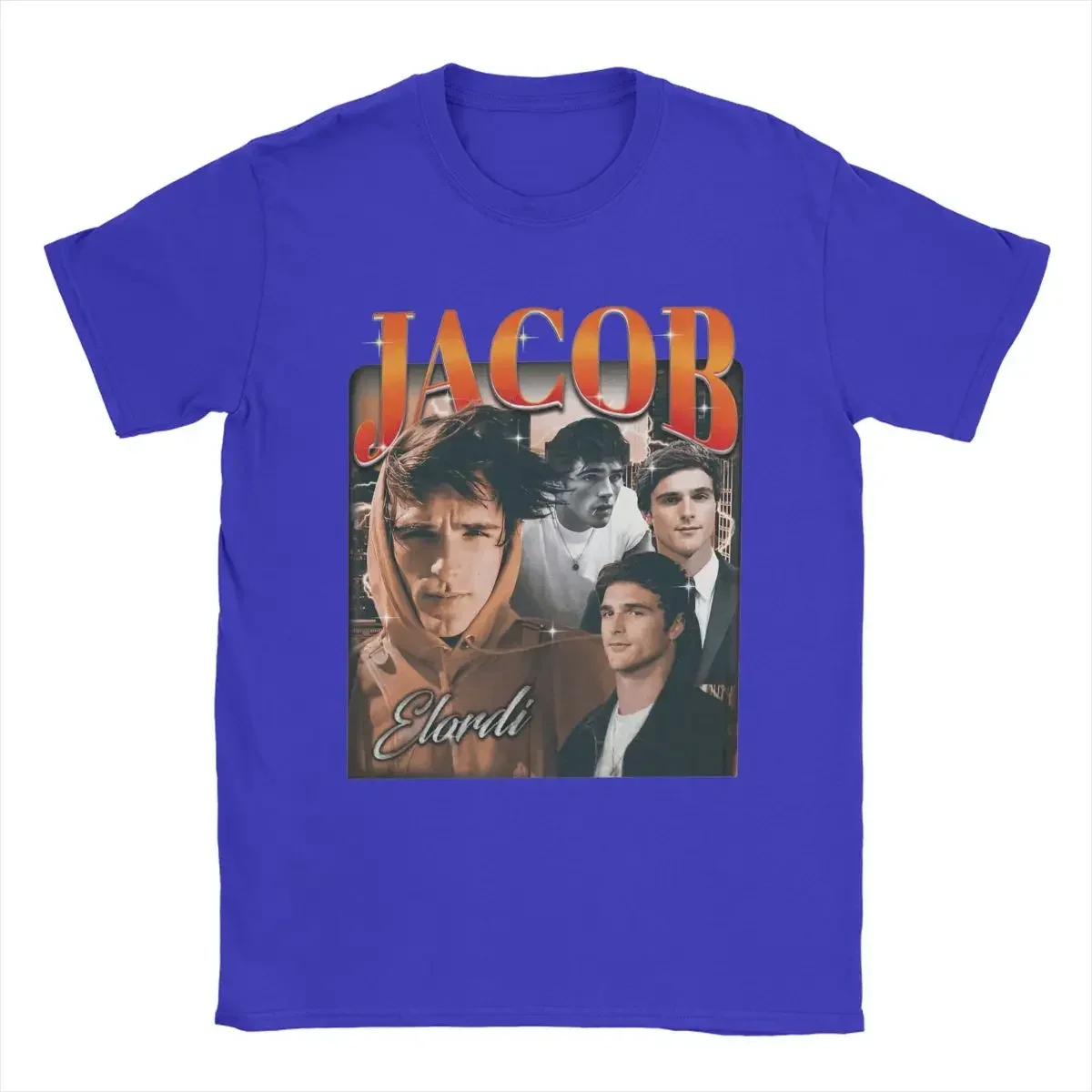 Retro Jacob Elordi erkek T Shirt Vintage Tees kısa kollu ekip boyun T-Shirt % 100% pamuk yeni varış giyim  t shirts for men