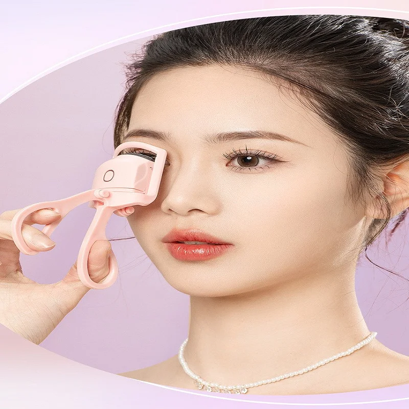 Electric Eyelash Curler Hot Eyelash Curler Portable Rechargeable Long-lasting Styling