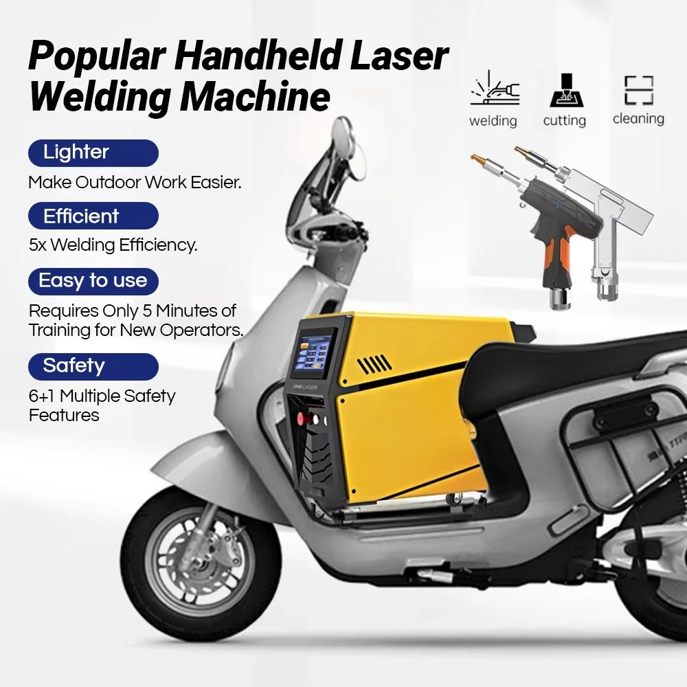 Metal Handheld Welder High Quality Portable Tool Air Cooling Fiber Welding Machine for Efficient Welding Application