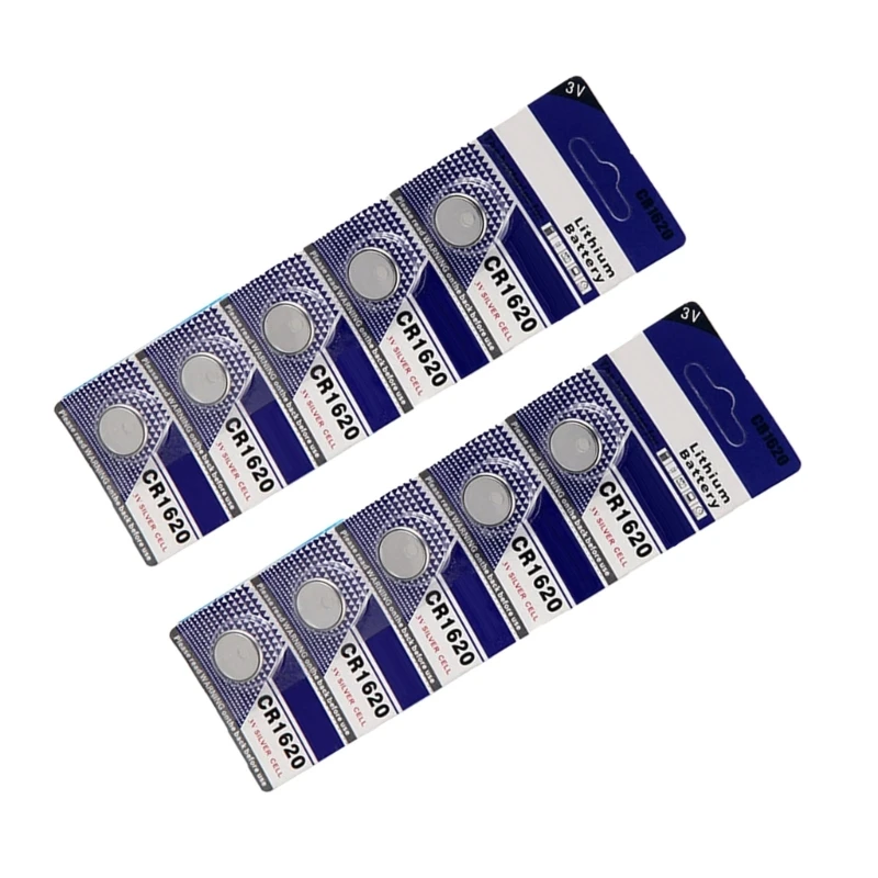 20CB Convenient 3V CR1620 Button Cell Batteries for Watches Calculators Efficient Power Solution Stable Output Cell