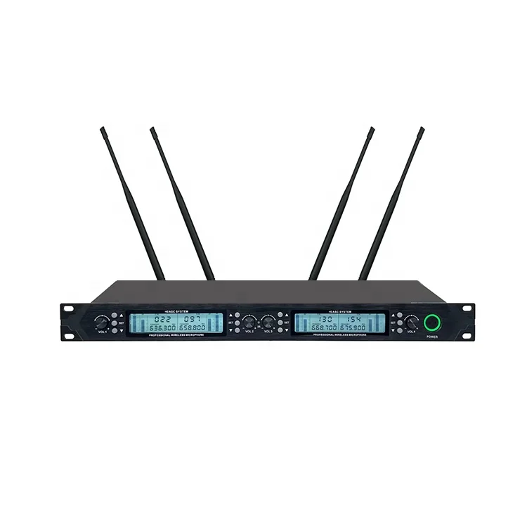 

RIY-0503 4-Channel UHF Wireless Desktop Microphone System Microphones Product Category