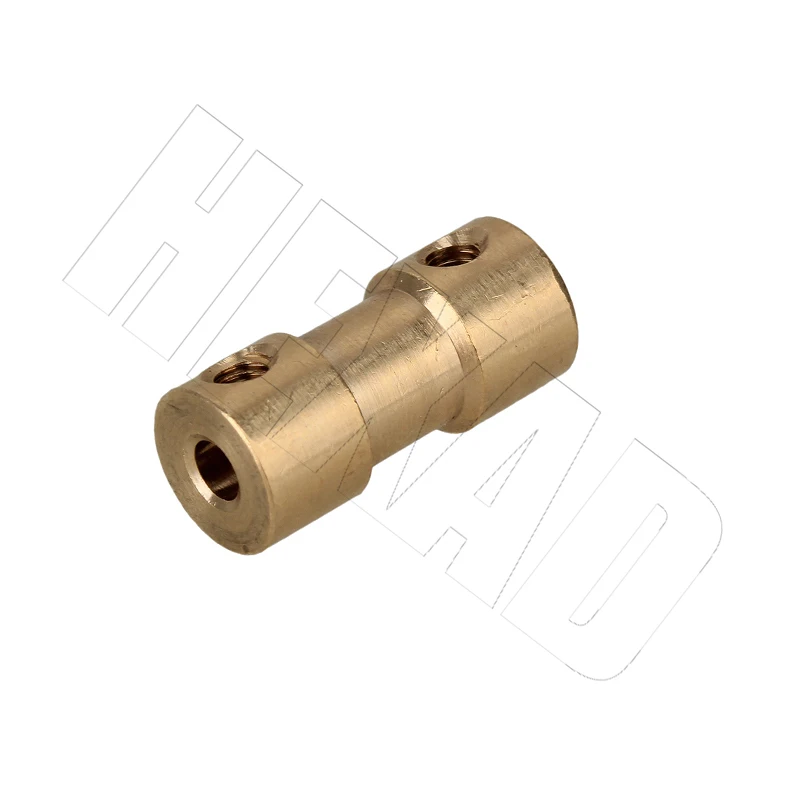 Brass Transfer Connector for RC Boat Car Airplane 2/2.3/3/3.17/4/5/6mm N20 Motor Shaft Coupling Coupler Connector Sleeve Adapter