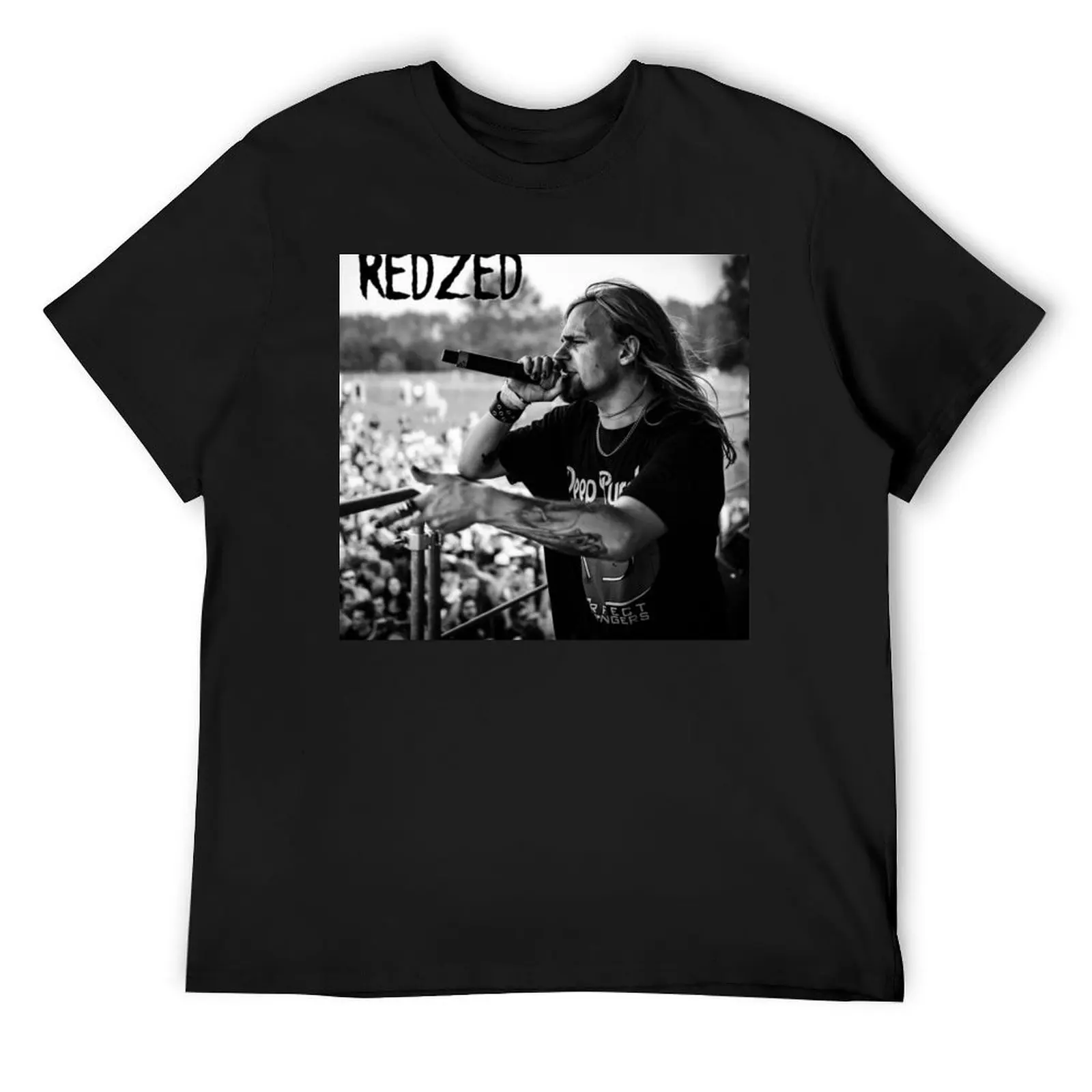 redzed photo T-Shirt blue archive shirts graphic tees korean fashion Men's t-shirt
