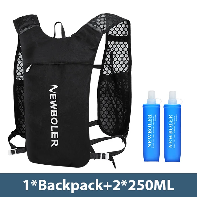 NEWBOLER Atmungsaktive Trinkweste, Trailrunning-Rucksäcke, leicht, Radfahren, Laufen, Joggen, Marathon-Rucksack, Reiten, Klettern 6