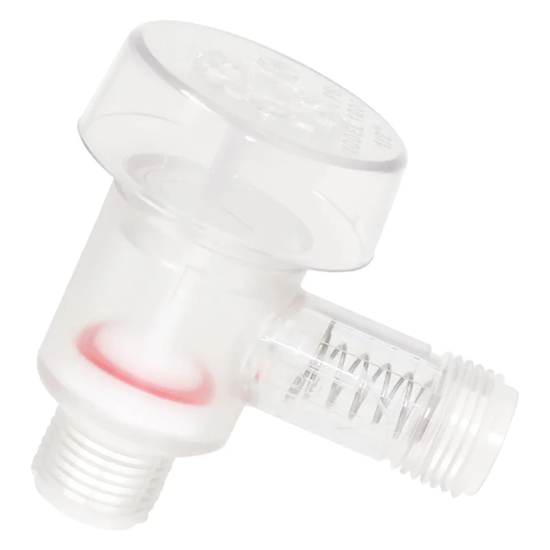 

75STO-1/2 дюйма A10-3050, прозрачный обратный клапан вакуумного выключателя, замена B & B, модель 571, черный клапан заподлицо запотевания бака для автодома