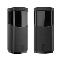 Rotación de 180 grados de lente óptica al aire libre 15m fotocélula Sensor 36v 24v fotocélula de puerta automática