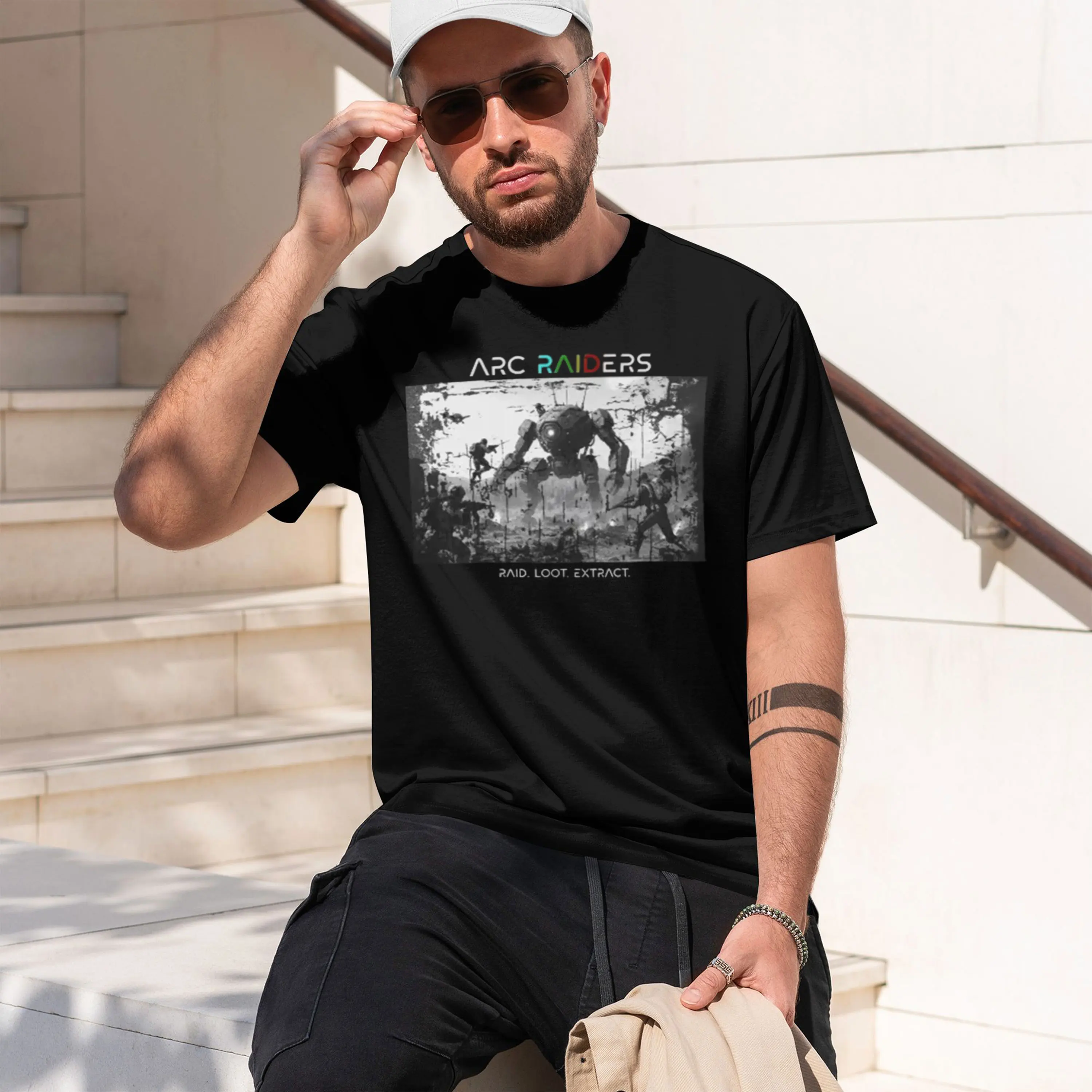 Retro Gaming News - T-shirt da uomo retrò Sci-Fi con