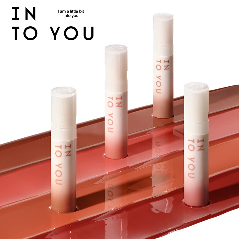 INTO YOU Coco Glow Lip Gloss Long Lasting Liquid Lipstick  Lip Makeup Women Beauty Moisturizer Care Lip for Summer