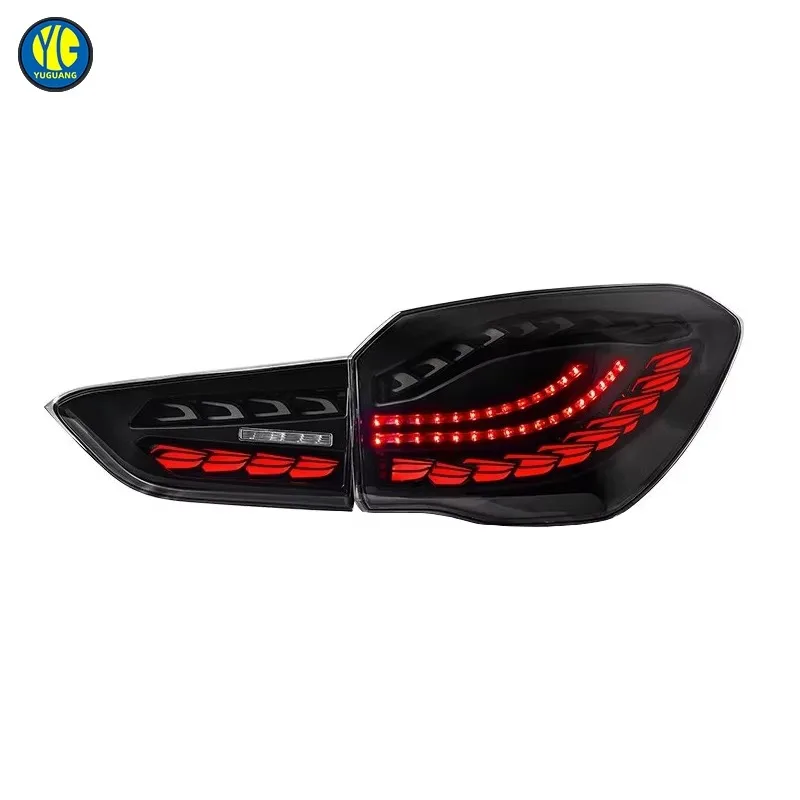 Snake Eyes Style LED Front Headlight White Yellow DRL Switchable Auto Lighting Upgrade Parts