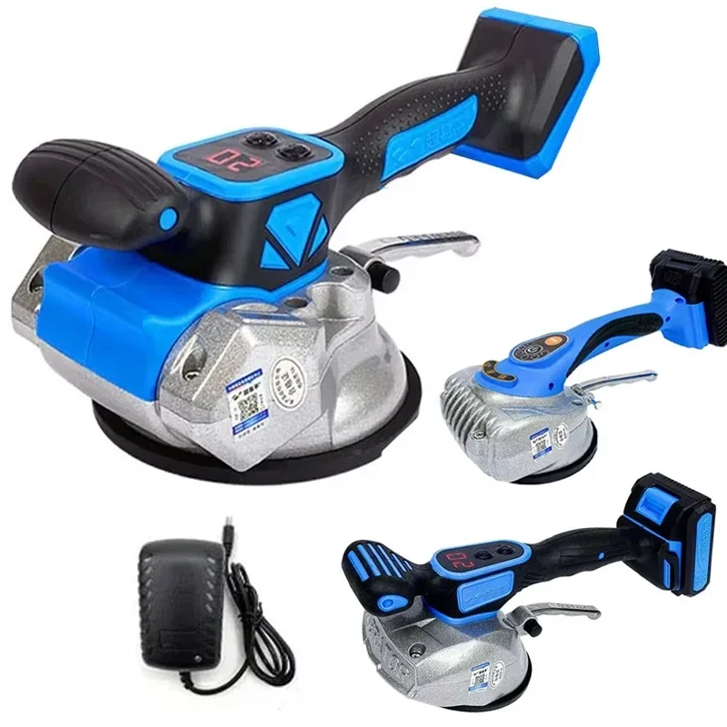 Adjustable Electric Tile Vibrator Suction Cup Floor Leveling Tool Automatic Tile Laying Machine For Wall Floor Tile Installation