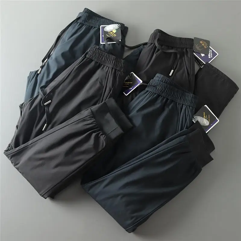 

Men's Winter Warm Du down Straight Leg Casual Pants Pure Color Thermal Trousers Faionable Urban Sle Long Pants