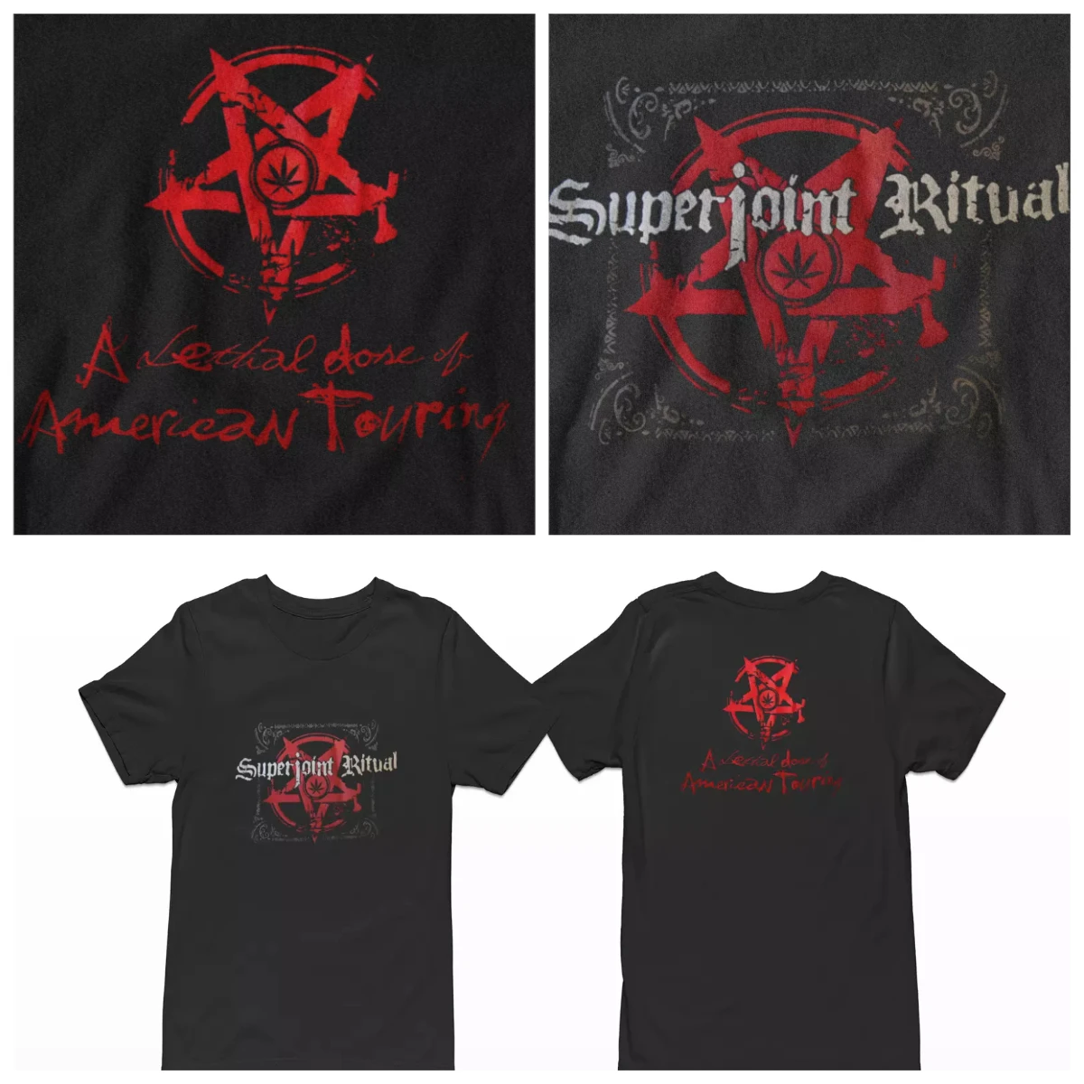 

Superjoint Ritual Tour Merch 2 Sided Vintage Graphic 100% Cotton Shirt American Hip Hop Rock Short Sleeve Men Women Street