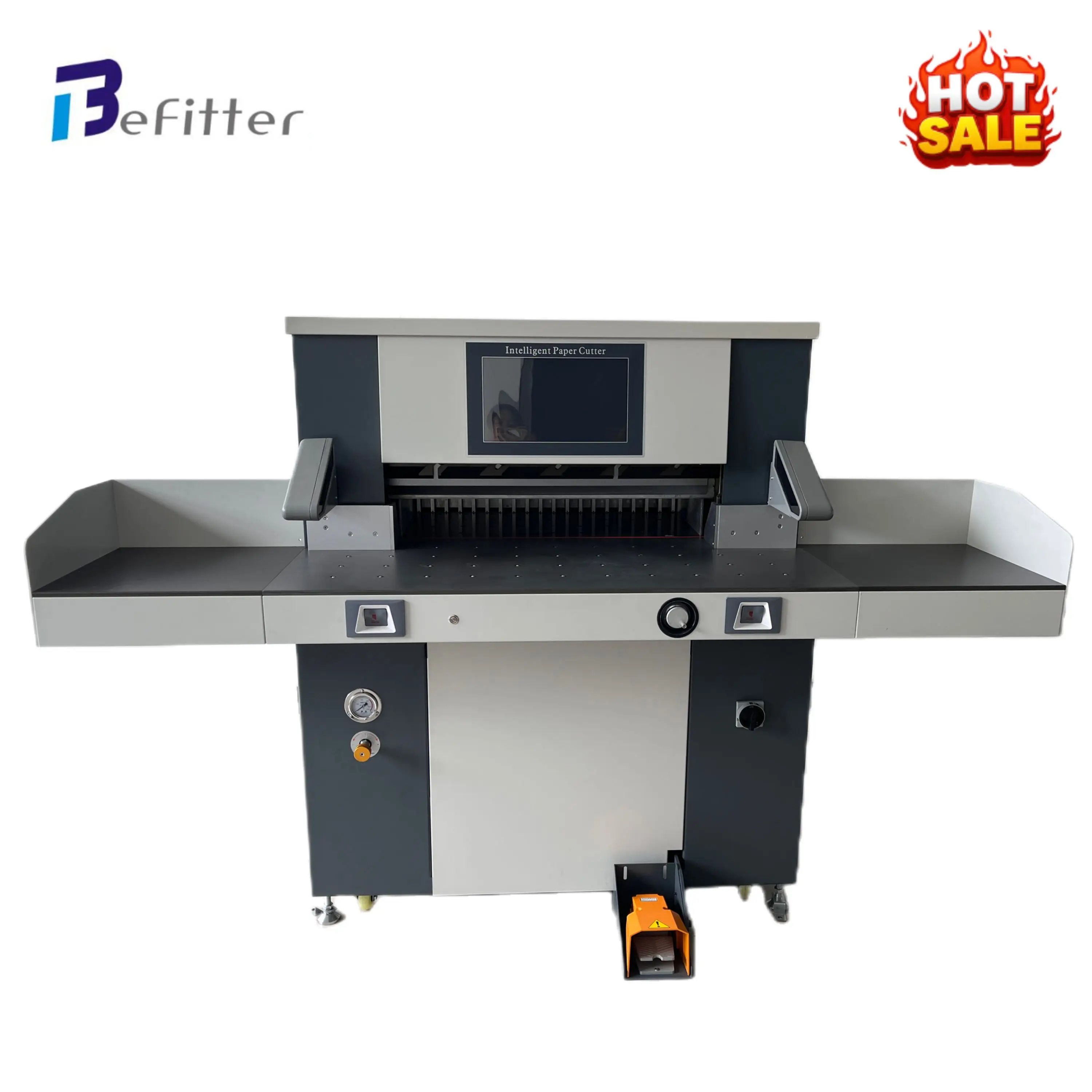 HP-8210 Heavy Duty Hydraulic Paper Cutting Machine With 15.6 Inch Touch Screen For 100mm Thick Stack