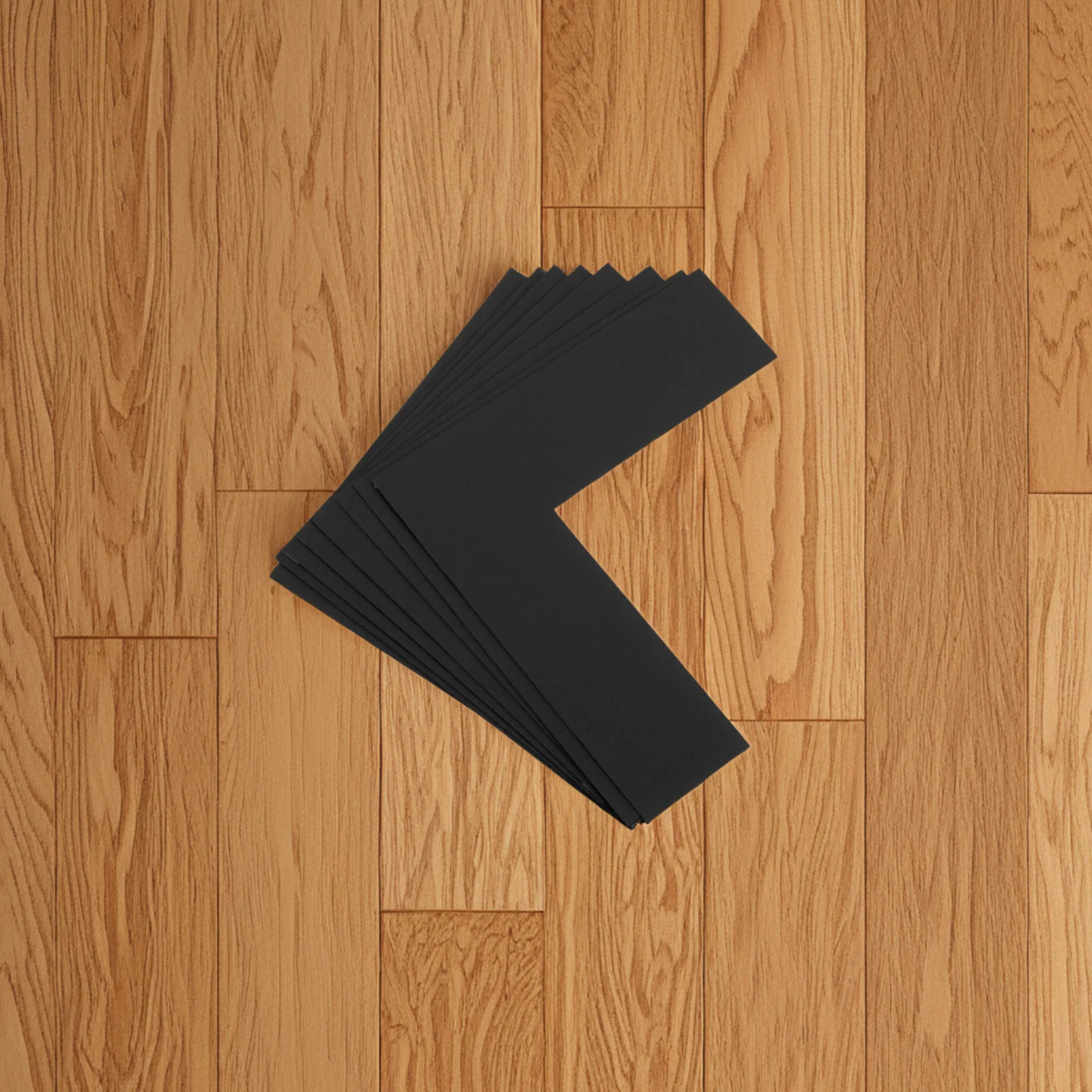 

8Pcs Ground Locating Signs Wear Resistant L Shape Adhesive Markers for Office Warehouse Efficiency Clear Vibrant Area