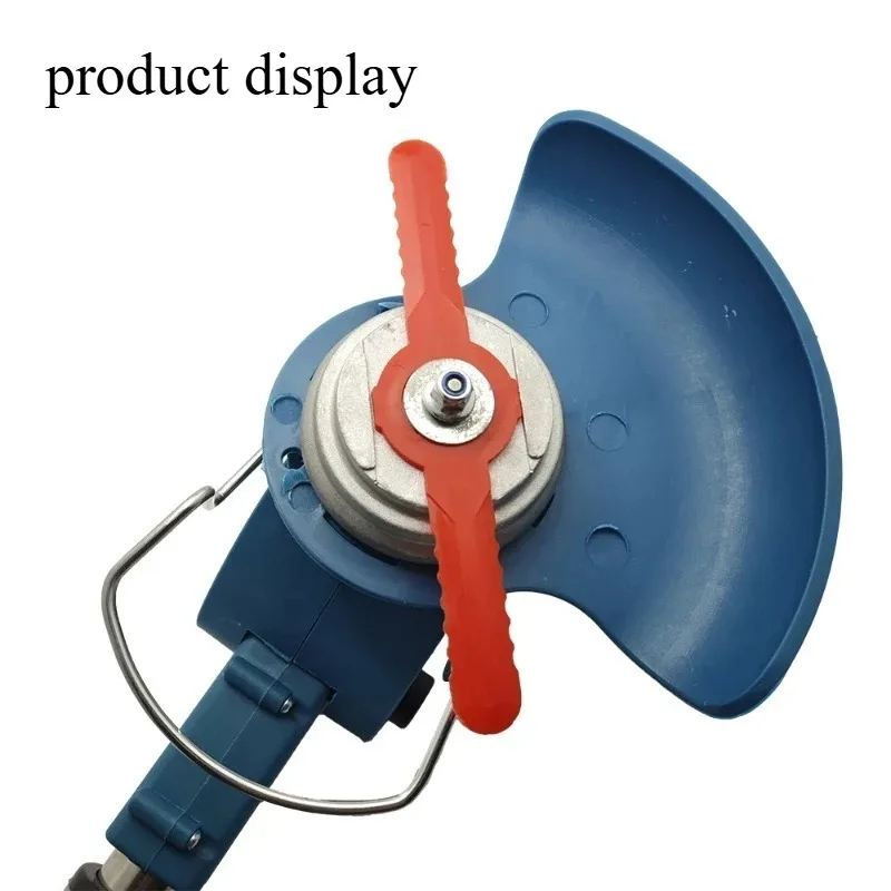 20/50/100 PCS Three-color  Blades Plastic Lawn Mower Head Blades Spare Parts for Electric Lawn Mowers  Garden Brush Knives