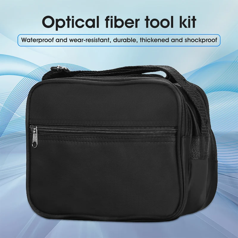 New FTTH Optical Fiber Tool Kit Bag For VFL Power MeterFTTH Optical Fiber Tool Kit Bag 23cmX16cmX19cm