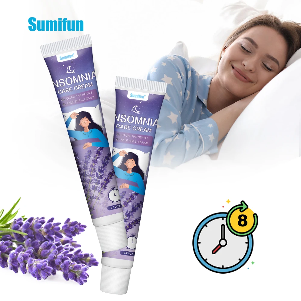 

1/2/3pcs Insomnia Cream Help Sleep Brain Relaxation Massage Ointment Relieve Anxiety Stress Fall Asleep Quickly Medical Plaster